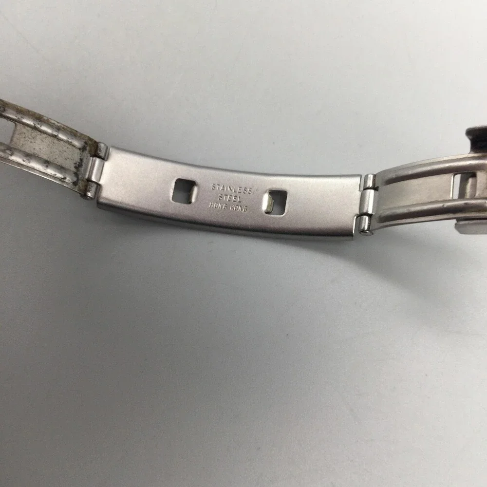 Bulova Womens Watch 22mm Silver Two Tone Stainless Bracelet New Battery 6.25